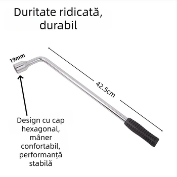 Cheie în formă de L pentru schimbarea pneurilor și reparații auto