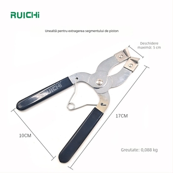 Caliper pentru inelul pistonului, expansor pentru demontare, clește pentru desprindere, clește pentru introducerea inelului piston, unelte auto de reparații