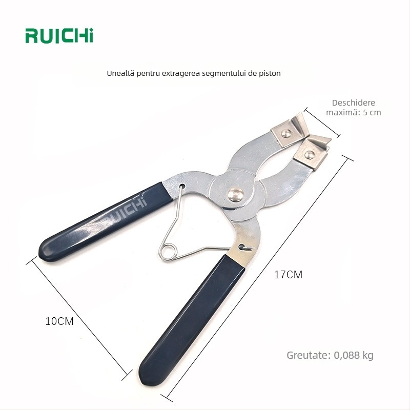 Caliper pentru inelul pistonului, expansor pentru demontare, clește pentru desprindere, clește pentru introducerea inelului piston, unelte auto de reparații
