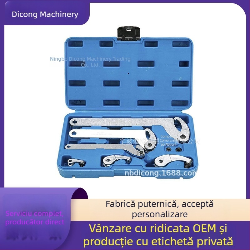 Set de 8 chei cu cârlig și chei reglabile pentru reparații auto