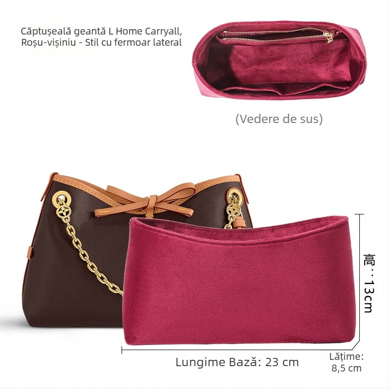 Accesorii L-113 pentru transformarea L Carryall BB — husă interioară de depozitare din flanelă de înaltă calitate și suport pentru geantă