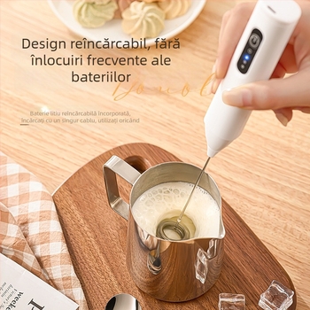 Spumător electric de lapte, frother pentru cafea, tel pentru ouă și amestecător de smântână