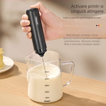 Frother cafea liofilizată, tel electric de mână, spumator de lapte pentru spumă