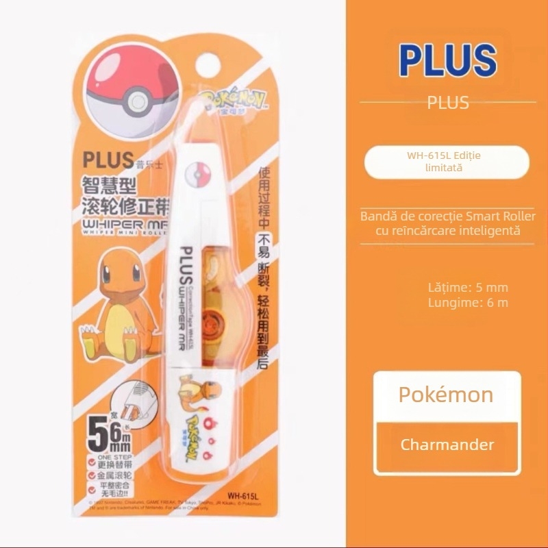 Bandă corectoare Pokémon cu nucleu înlocuibil