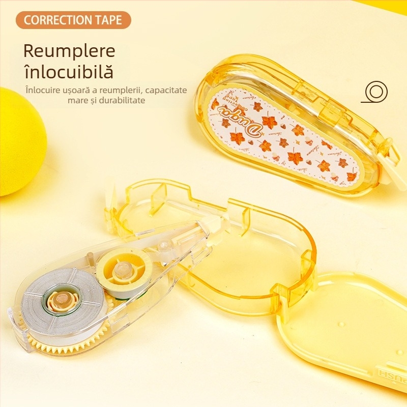 Little Mochi Bandă de corectare din seria Four Seasons pentru elevi, cu capacitate mare, drăguță
