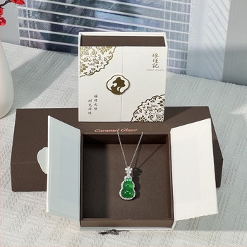 Cutie cadou pentru bijuterii cu logo personalizat – pentru pandantiv și depozitarea brățărilor, ambalaj premium