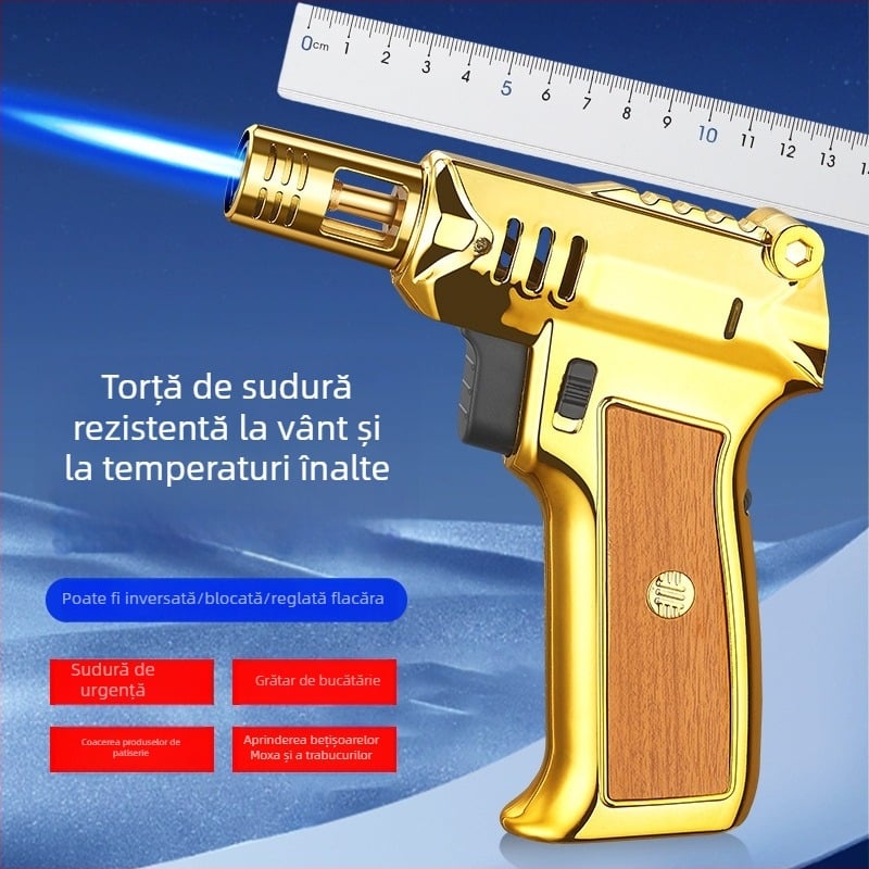 Torță de sudură portabilă, temperatură înaltă, arzător cu flacără, rezistent la vânt, durabil