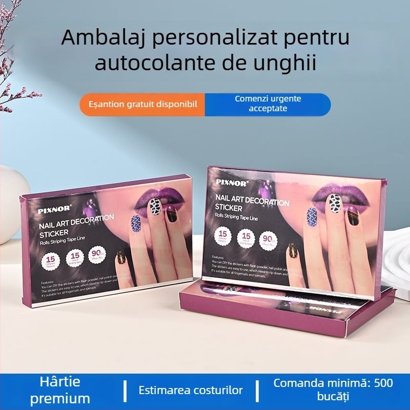 Cutie personalizată pentru produse cosmetice din carton alb kraft, cu carton ondulat, cutie cadou