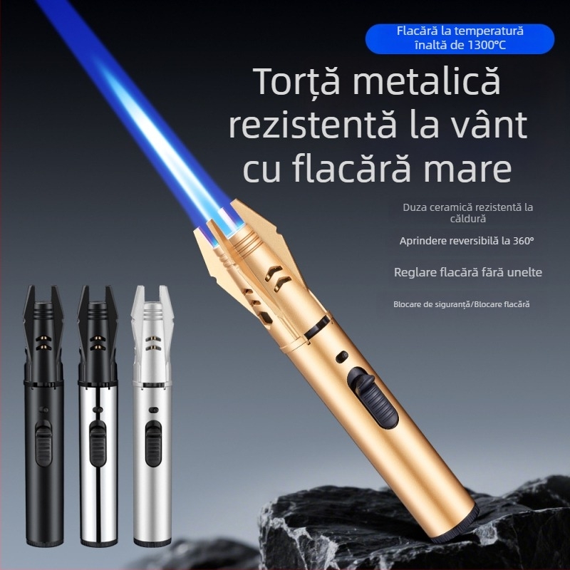 War God a doua generație: pistol de sudură portabil pentru exterior, flacără rezistentă la vânt, aprinzător pentru grătar la temperatură înaltă și punct de moxibustie