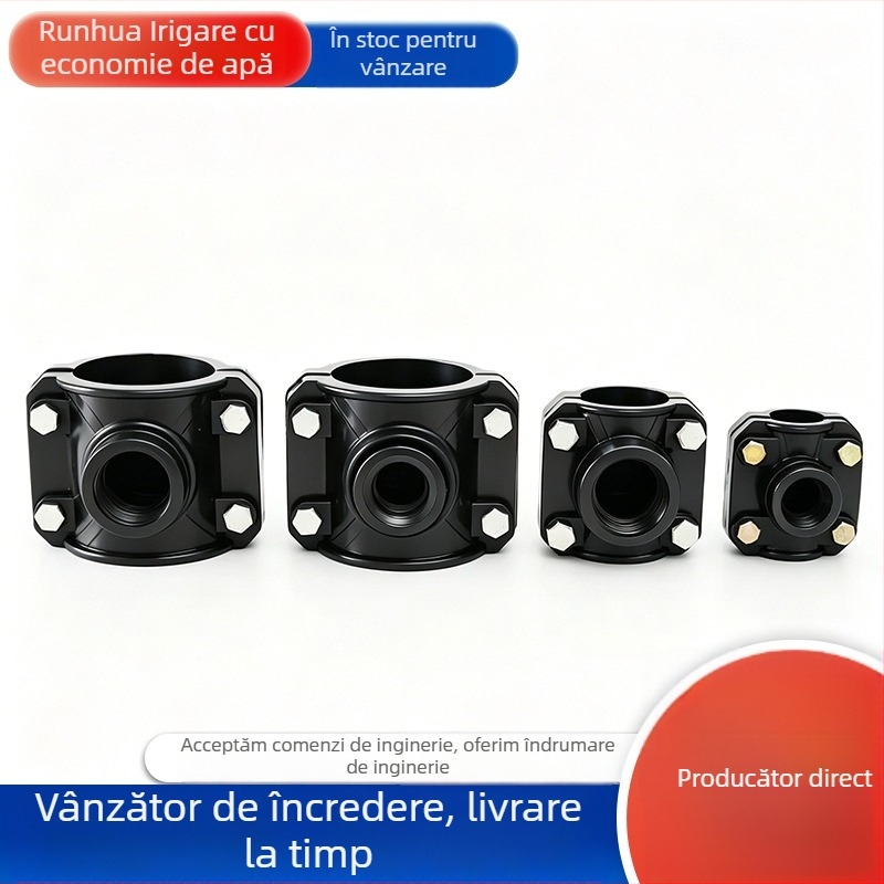 Conector Tee PE pentru irigații prin picurare, distribuție a conductelor de apă