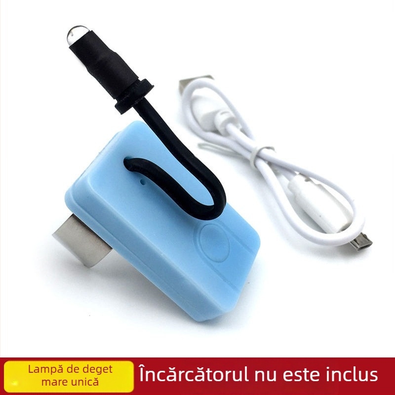 Curățător de urechi vizual, cu iluminare LED, de mână, încărcare prin USB