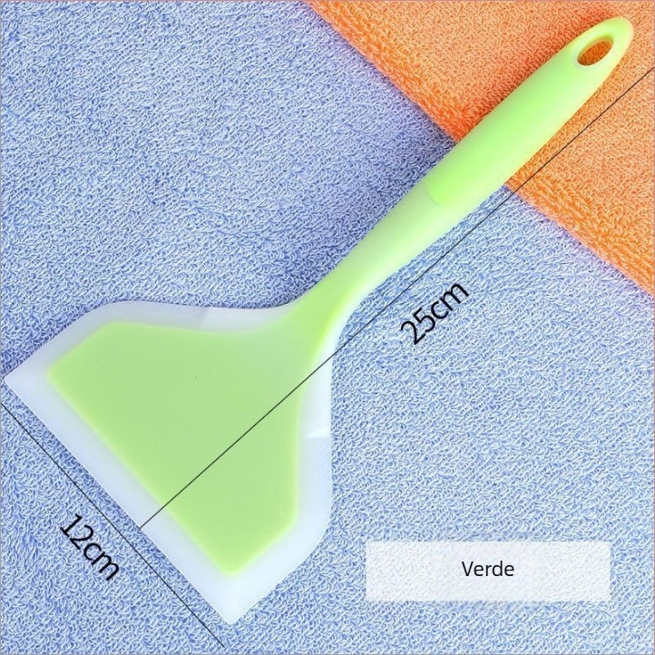 Spatulă din silicon pentru clătite, cu gură largă, sigură pentru tigăi antiaderente, spatulă pentru prăjit și pensulă de uns din silicon