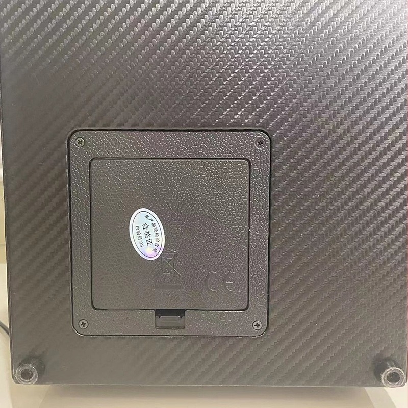 Winder pentru ceas cu LED albastru, anti-magnet, silențios, cutie de așezare cu cinci poziții, cadou pentru bărbați