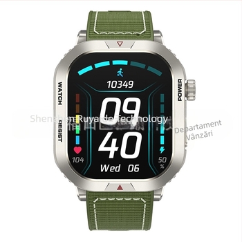 ZW66 Ceas inteligent cu Bluetooth pentru apeluri, notificări push, descărcare a feței de ceas, ritm cardiac, pedometru și monitorizare somn