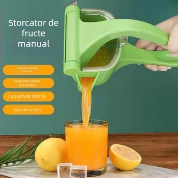 Storcător manual multifuncțional pentru uz casnic – mic storcător din plastic pentru lămâi