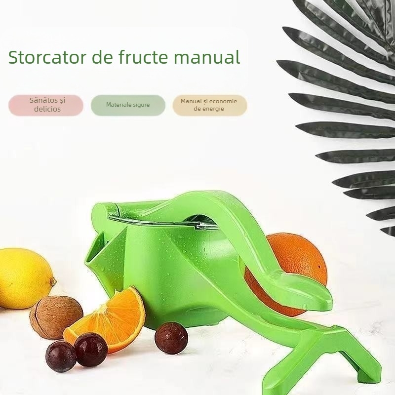 Storcător manual multifuncțional pentru uz casnic – mic storcător din plastic pentru lămâi