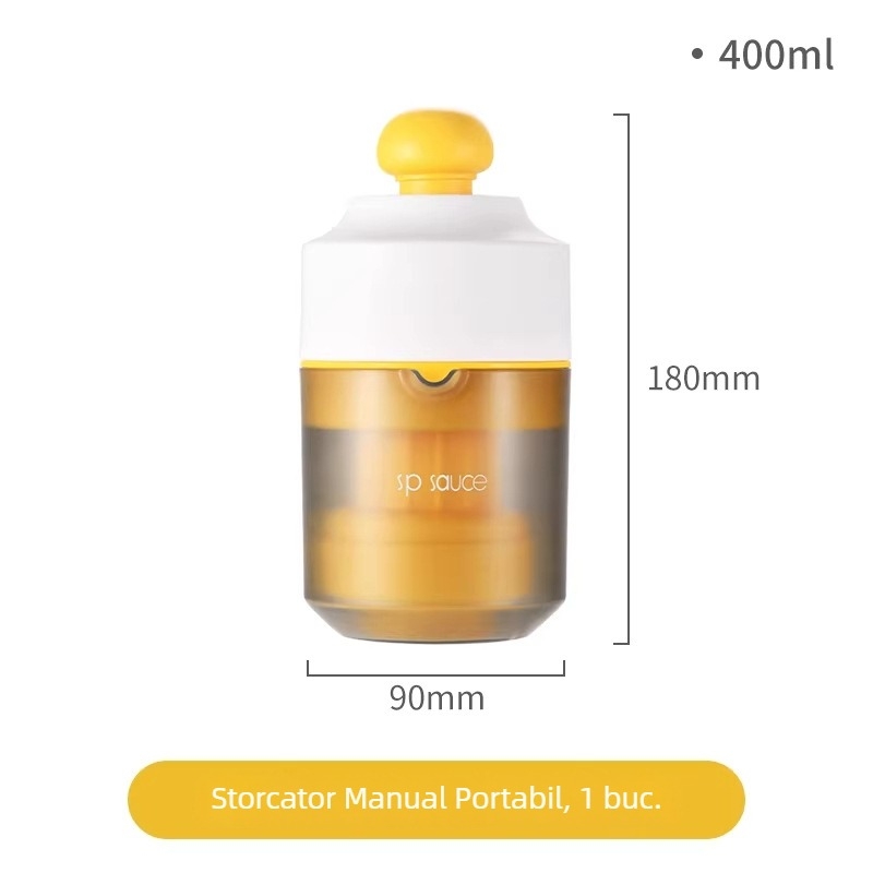 Storcător manual de lămâie în stil japonez – aparat compact pentru citrice, uz casnic