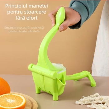 Storcător manual de lămâie, multifuncțional, portabil, separare a pulpei de suc