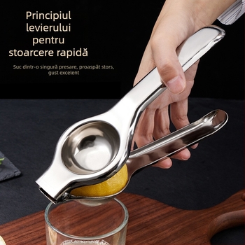 Storcător manual de lămâi – oțel inoxidabil, accesoriu de bucătărie pentru fructe, ambalaj individual