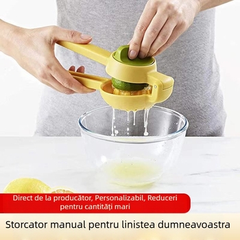 Storcător manual nou – pentru lămâi și citrice, compact, multifuncțional pentru uz casnic