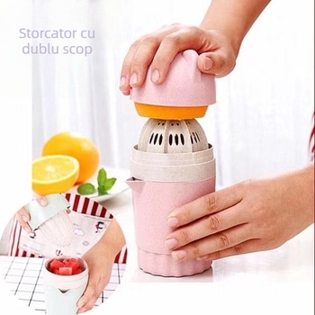 Storcător manual mini în cupă portabilă – stoarcere dublă