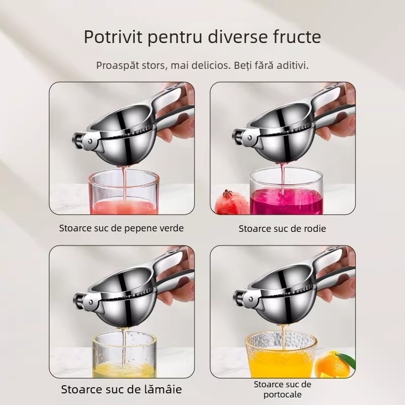 Storcător manual din oțel inoxidabil pentru lămâi, portocale și fructe