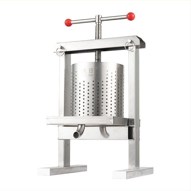 Extractor vertical din oțel inoxidabil pentru umpluturi de legume — presă comercială robustă pentru sucuri de fructe