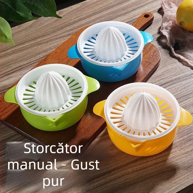 Storcător manual de fructe pentru portocale și lămâi — mini ceașcă de suc, pentru uz casnic