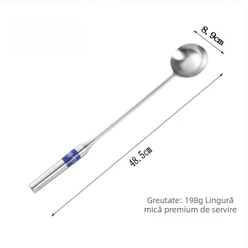 Lingură de gătit din oțel inoxidabil, lingură mare pentru bucătărie
