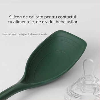Spatulă din silicon pentru gătit, rezistentă la temperaturi înalte, antiaderentă, ustensile de bucătărie, de calitate alimentară
