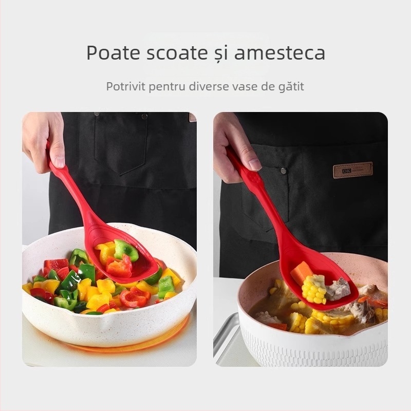 Spatulă din silicon pentru gătit, rezistentă la temperaturi înalte, antiaderentă, ustensile de bucătărie, de calitate alimentară