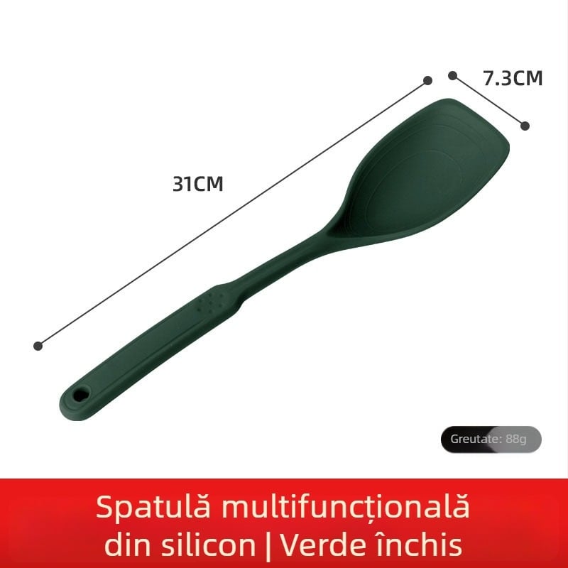 Spatulă din silicon pentru gătit, rezistentă la temperaturi înalte, antiaderentă, ustensile de bucătărie, de calitate alimentară