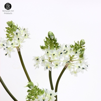 Steaua din Betleem, floare artificială din catifea – plantă decor pentru nuntă, tulpină unică