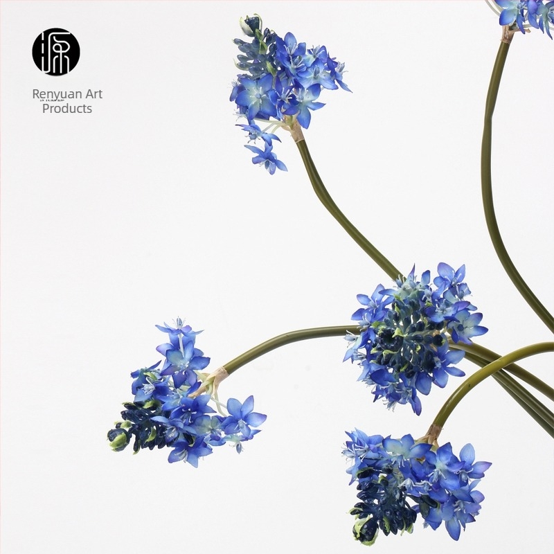Steaua din Betleem, floare artificială din catifea – plantă decor pentru nuntă, tulpină unică