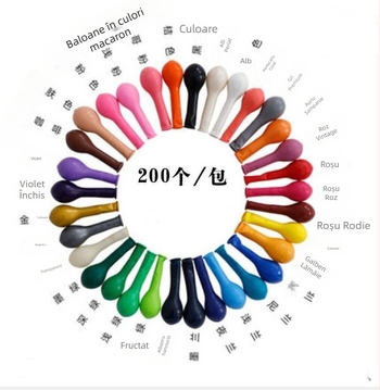 Balon din latex, finisaj mat și perlat, balon decorativ cu imprimare LOGO