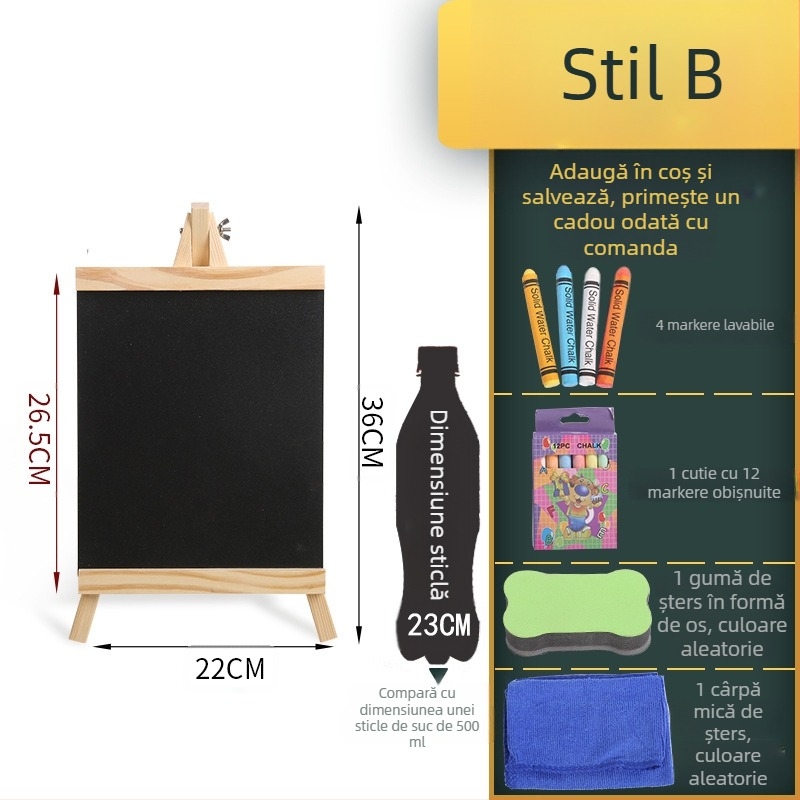 Tabla de cretă pentru birou – panou de semnalizare pentru magazin, tablă pentru bar, mini meniu pentru stand