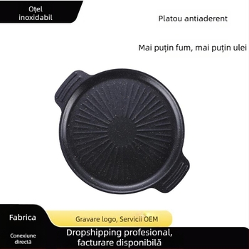 Tigaie grill din piatră Maifan, antiaderentă, pentru plite cu inducție, placă de grătar pentru exterior, tigaie pentru carne și pește, aragaz portabil