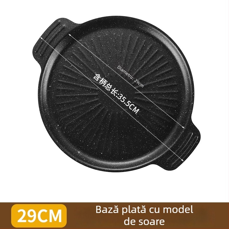 Tigaie grill din piatră Maifan, antiaderentă, pentru plite cu inducție, placă de grătar pentru exterior, tigaie pentru carne și pește, aragaz portabil