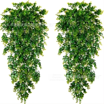 Vine artificiale de ratan cu eucalipt — decor de perete pentru interior și exterior