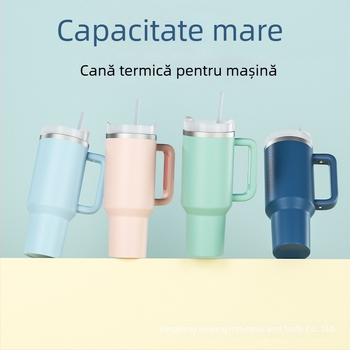 40oz cană auto, capacitate mare, izolație, interior din oțel inoxidabil 304, personalizare logo