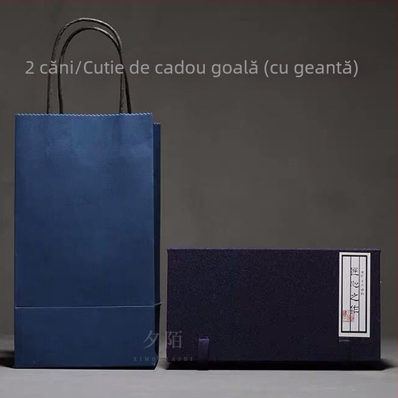 Ceșă Kung Fu cu Zodii, ceramică porțelan, mică ceașcă de ceai