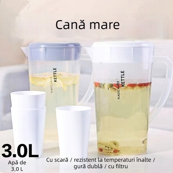 Sticlă Nordic îngroșată pentru apă, rezistentă la temperaturi ridicate, pentru apă rece și lapte de soia, utilizare casnică