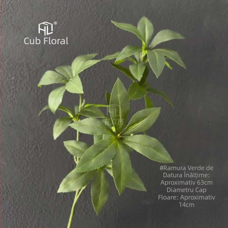 Verdeață artificială din mătase pentru decorul de tavan la nuntă – frunze artificiale și plante acvatice