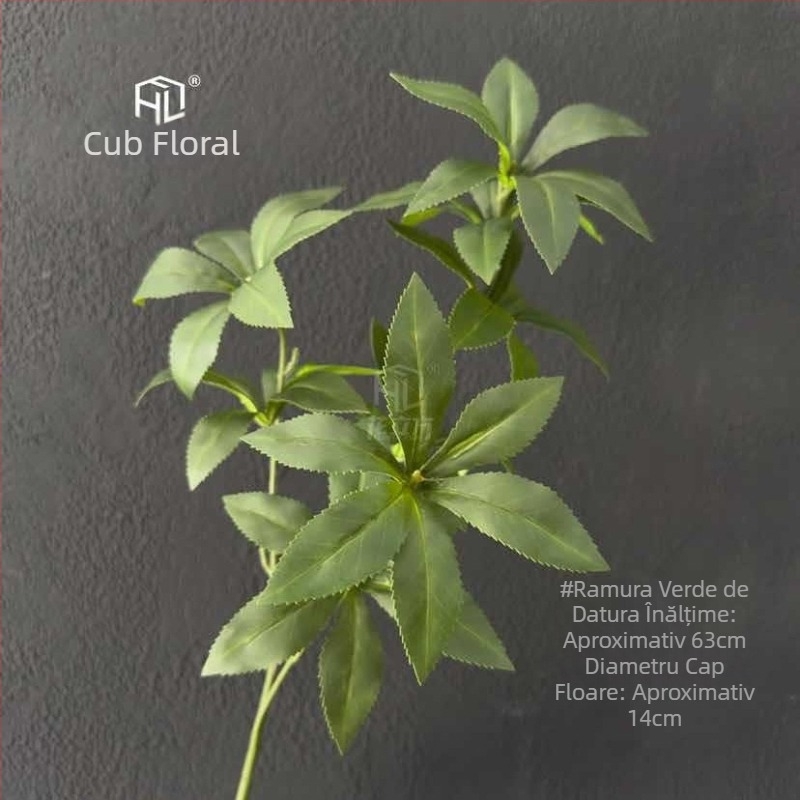 Verdeață artificială din mătase pentru decorul de tavan la nuntă – frunze artificiale și plante acvatice