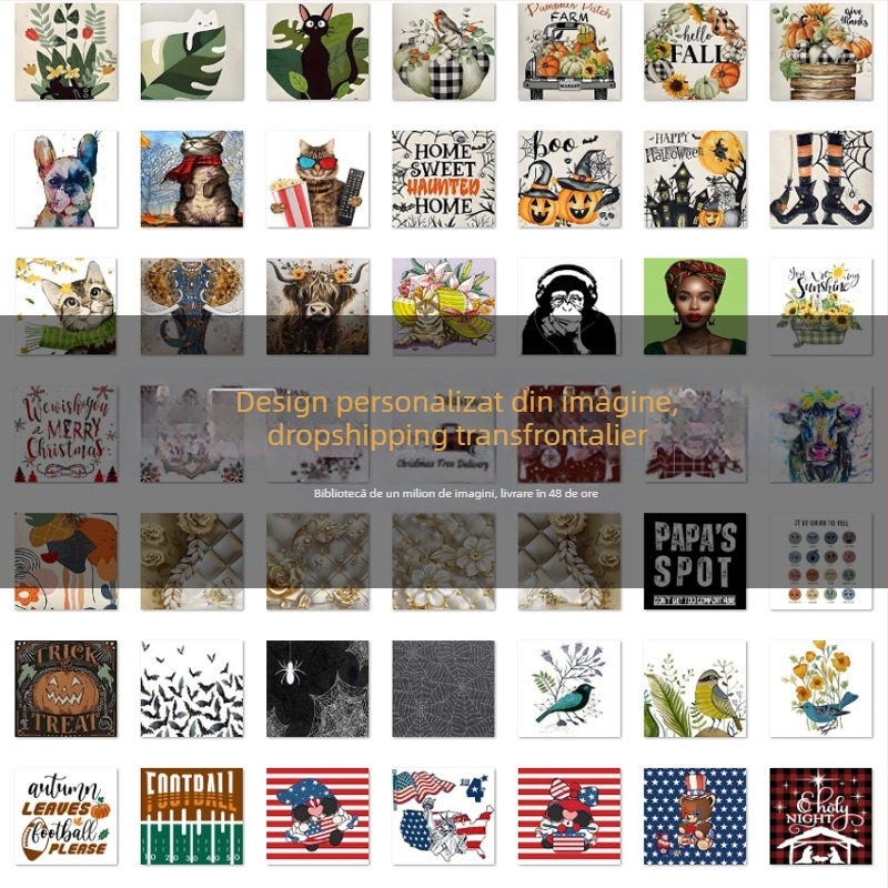 Husă de pernă cu logo-ul companiei pentru reclamă – pernă decorativă festivă pentru living, imprimare pe ambele fețe, dimensiuni 45x45 cm, 50x50 cm, 30x50 cm, 40x40 cm