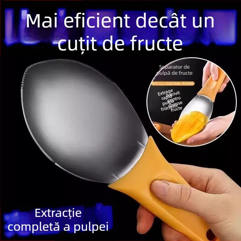 Cuțit pentru mango, tăietor pentru pepene, instrument de curățare și tăiere în felii
