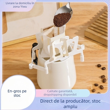 Suport pliabil pentru filtru de cafea pentru infuzie — stand portabil pentru exterior, rezistent la căldură