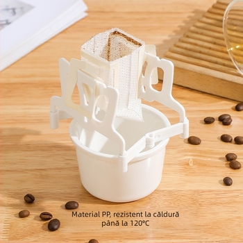 Suport pliabil pentru filtru de cafea pentru infuzie — stand portabil pentru exterior, rezistent la căldură