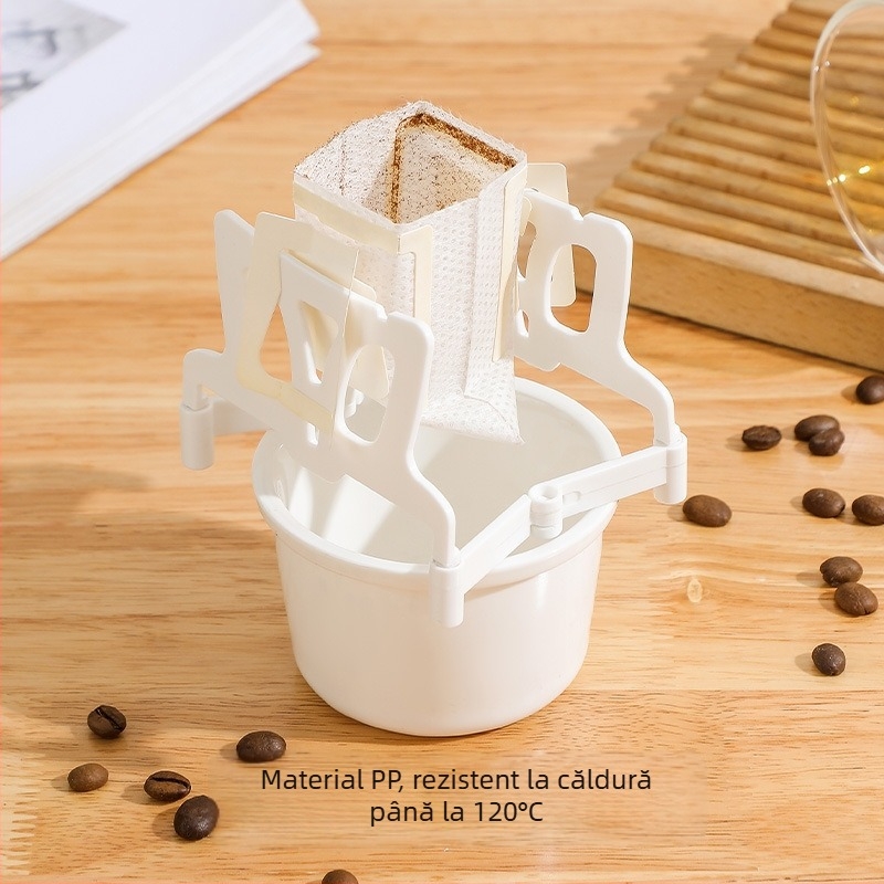 Suport pliabil pentru filtru de cafea pentru infuzie — stand portabil pentru exterior, rezistent la căldură