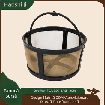 Duo Filtru de cafea din oțel inoxidabil 304 – coș filtrant din metal pentru pour-over, reutilizabil, fără filtru de hârtie